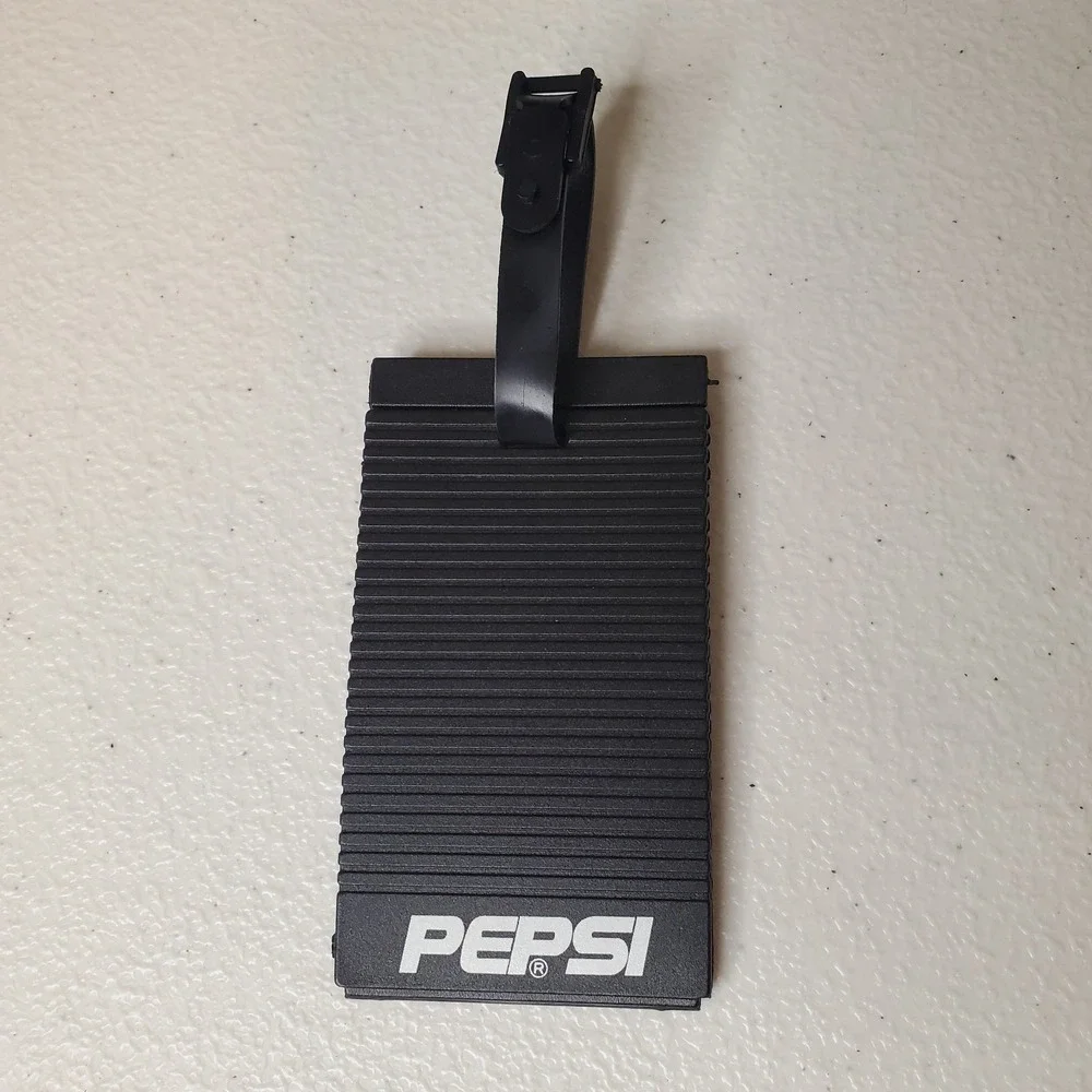 PEPSI Advertising Luggage Tag 1995 Soda Pop Memorabilia